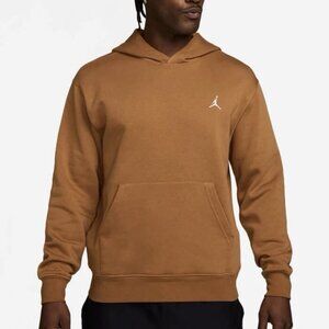 Jordan Brooklyn Fleece Pullover Brown Hoodie FV7281-228 Men’s Sizes